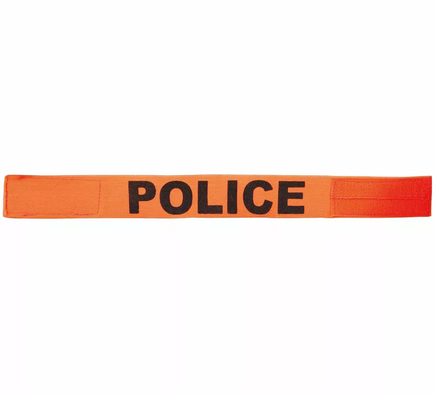 Translation missing: en.Cinta Naranja de Policía para el Brazo