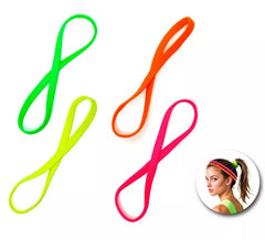 80s neon headband in assorted colors