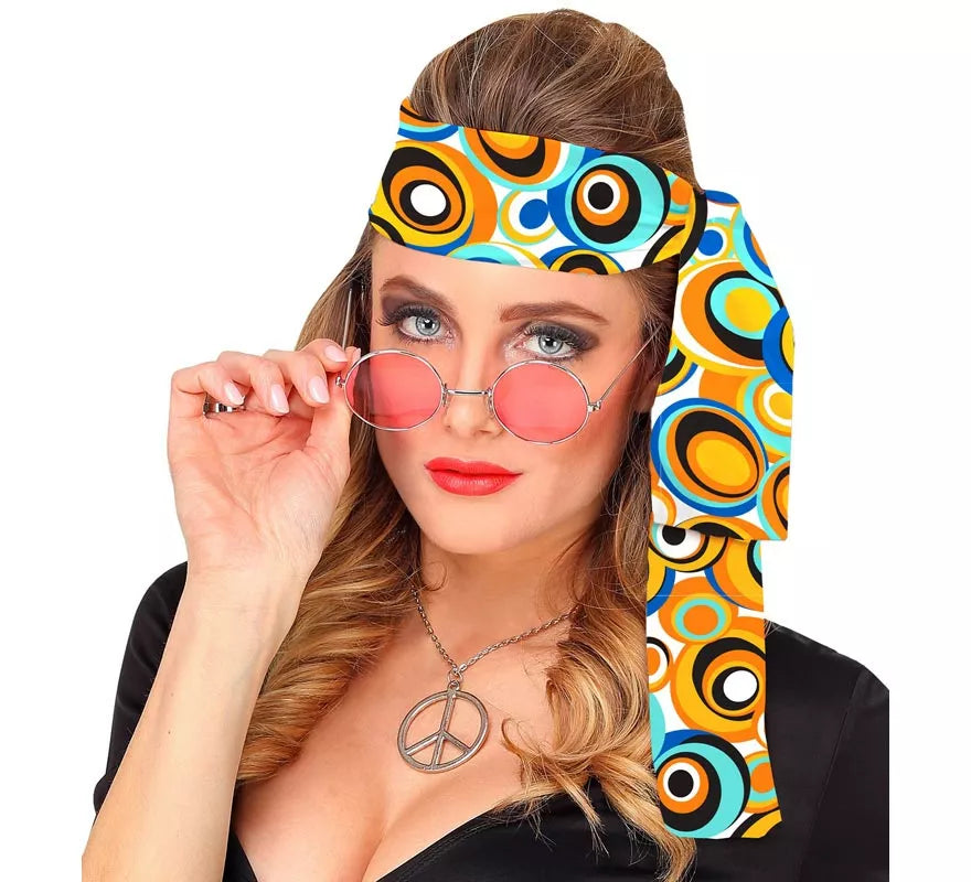 Cinta para la Cabeza Hippie burbujas psicodélicas