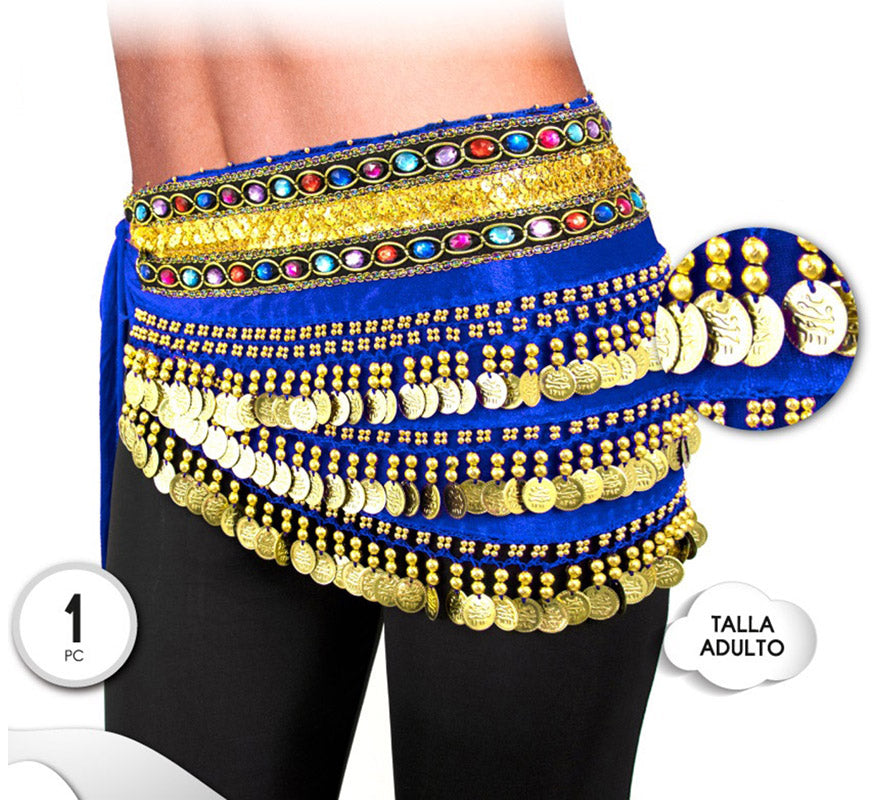 Cinturón Pañuelo de Danza Oriental en varios colores para mujer