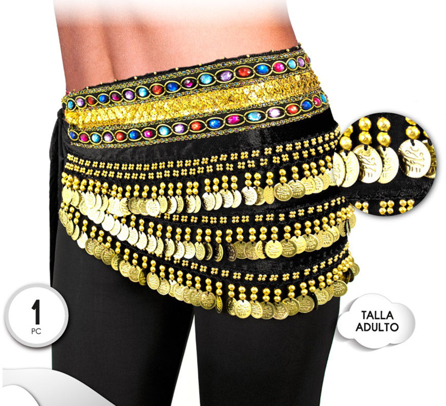 Translation missing: pt-PT.Cinturón Pañuelo de Danza Oriental en varios colores para mujer