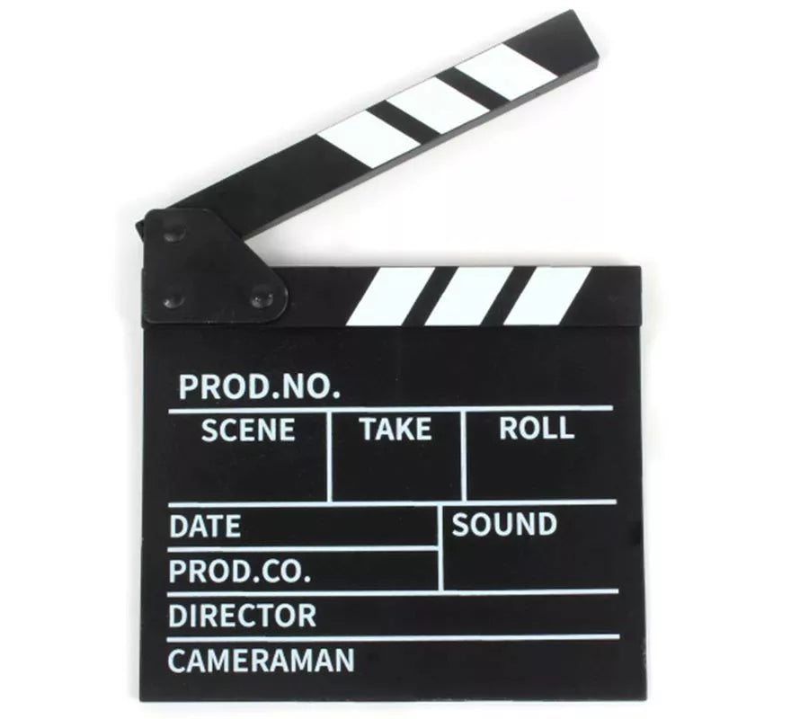 Translation missing: en.Claqueta de Cine negra clásica de 20 cm