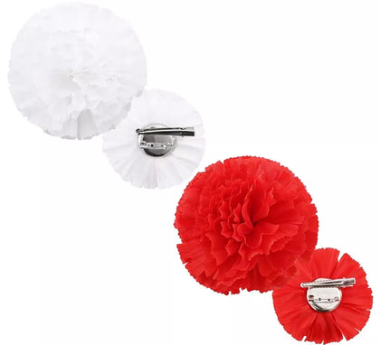 Clavel de Sevillana o Chulapa de 8 cm con Pinza en varios colores