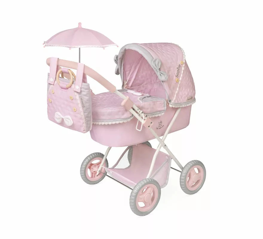 Translation missing: en.Coche de Muñecas de hasta 48 cm Plegable con Sombrilla y Bolso