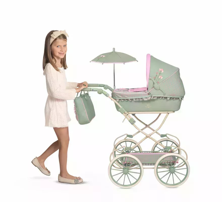 Translation missing: en.Coche de Muñecas de hasta 48 cm Plegable con Sombrilla y Bolso