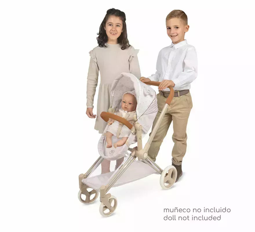 Coche de Muñecas de hasta 50 cm 3 en 1 Plegable