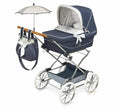 Coche de Reborn de hasta 55 cm Plegable con Sombrilla y Bolso