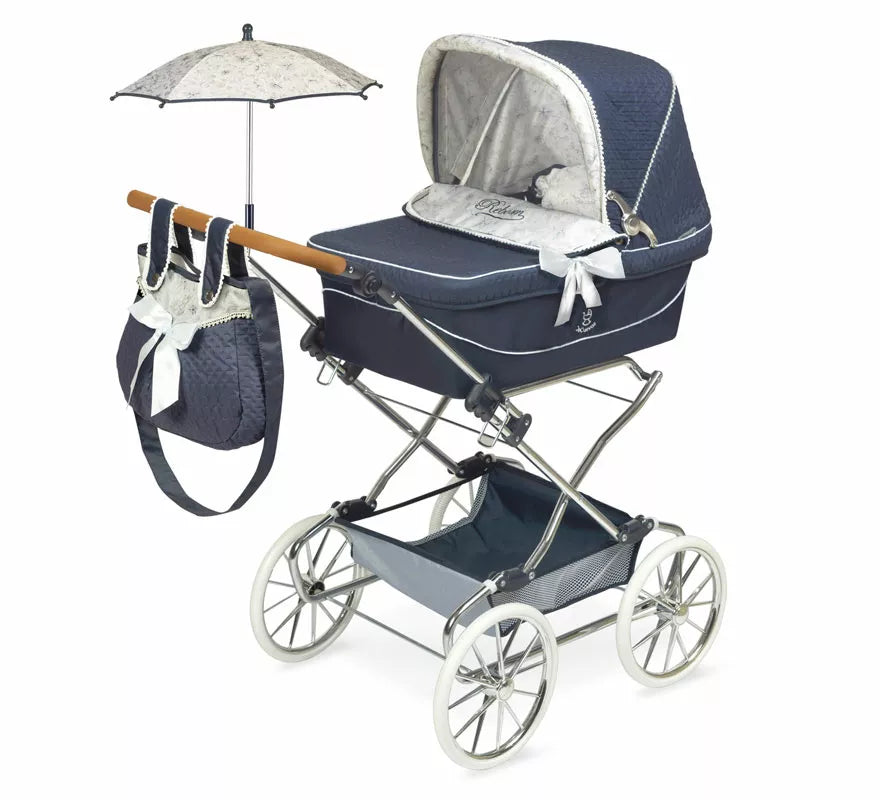 Translation missing: en.Coche de Reborn de hasta 55 cm Plegable con Sombrilla y Bolso