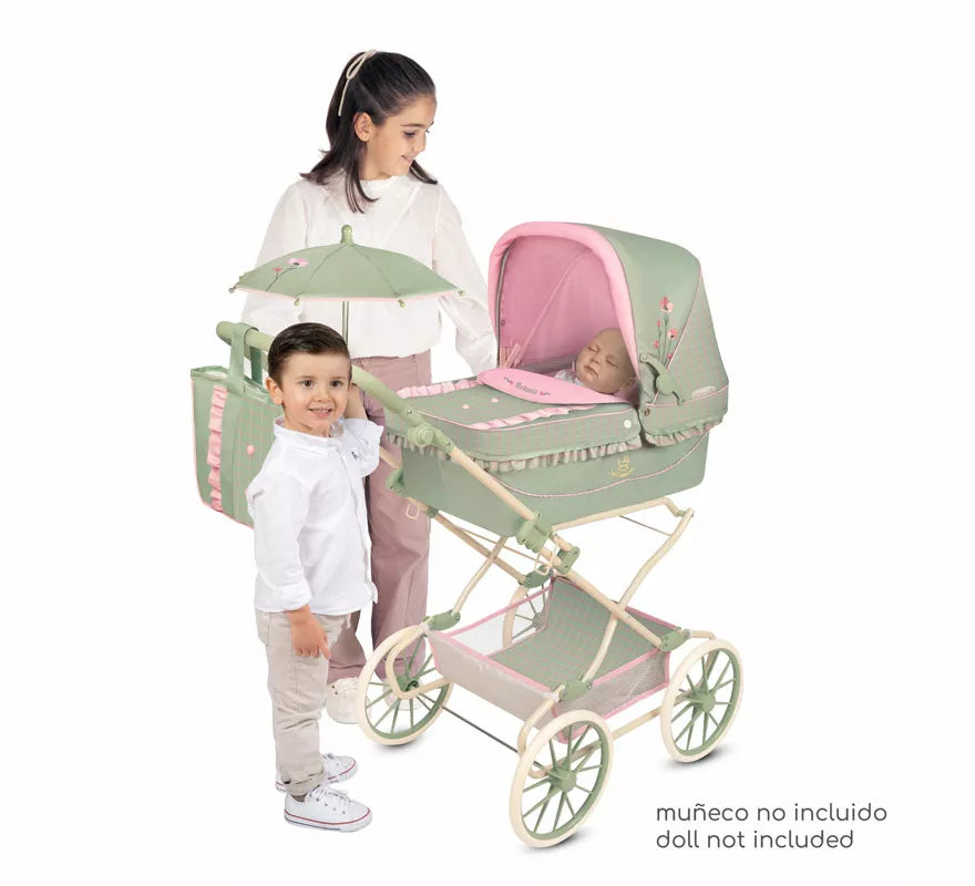 Translation missing: en.Coche de Reborn de hasta 55 cm Plegable con Sombrilla y Bolso