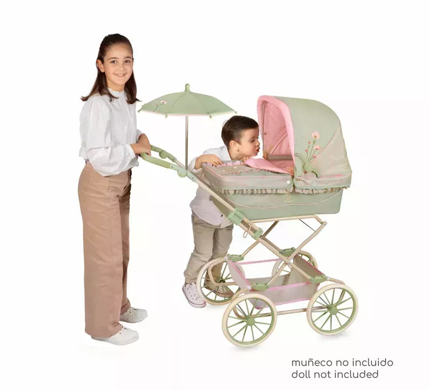 Translation missing: en.Coche de Reborn de hasta 55 cm Plegable con Sombrilla y Bolso