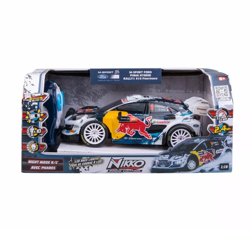 Translation missing: en.Coche Radiocontrol 1:18 Red Bull Ford con Luces