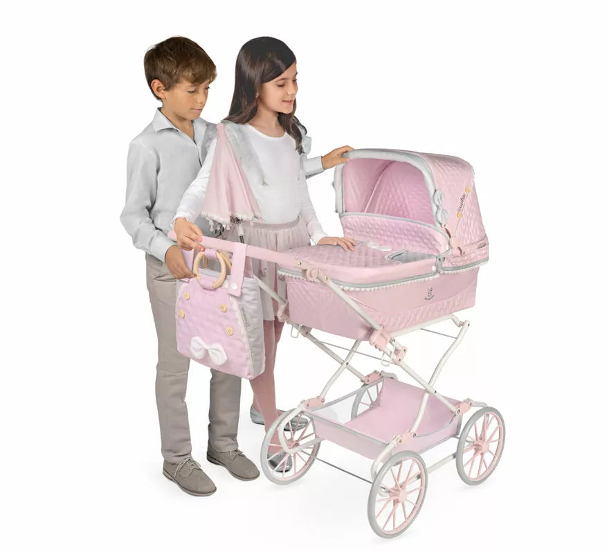 Translation missing: en.Coche Reborn de hasta 55 cm Plegable con Sombrilla y Bolso