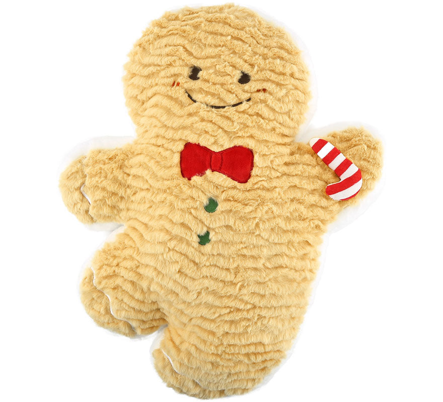 Translation missing: en.Cojín Peluche Galleta de Jengibre con bastón de 40 cm