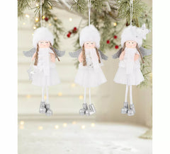 Assorted White Angel Pendants, 21 cm