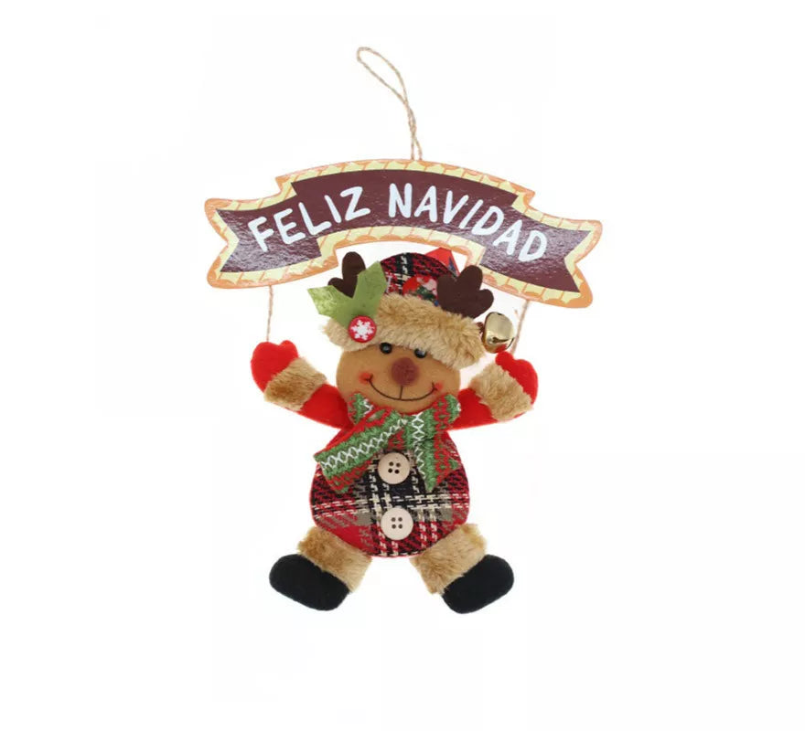 Translation missing: en.Colgante Árbol de Navidad de Reno de 19x16 cm