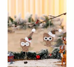 Owl Bell Pendant Assorted 15cm