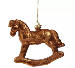 15 cm Gold Horse Pendant