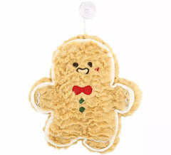 Gingerbread Cookie Plush Hanging Cushion, 20cm