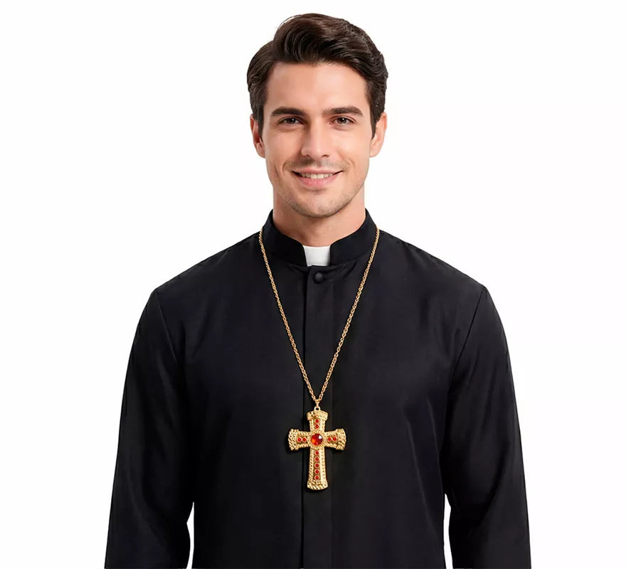 Translation missing: en.Colgante con Cruz de Obispo Metálica