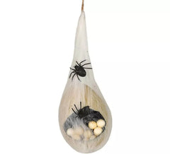 Pendant with Spider Eggs with Cobweb and Light of 40 cm