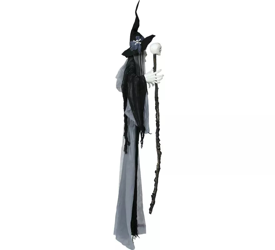 Colgante de Bruja con Luz de Sonido y Movimiento de 180 cm