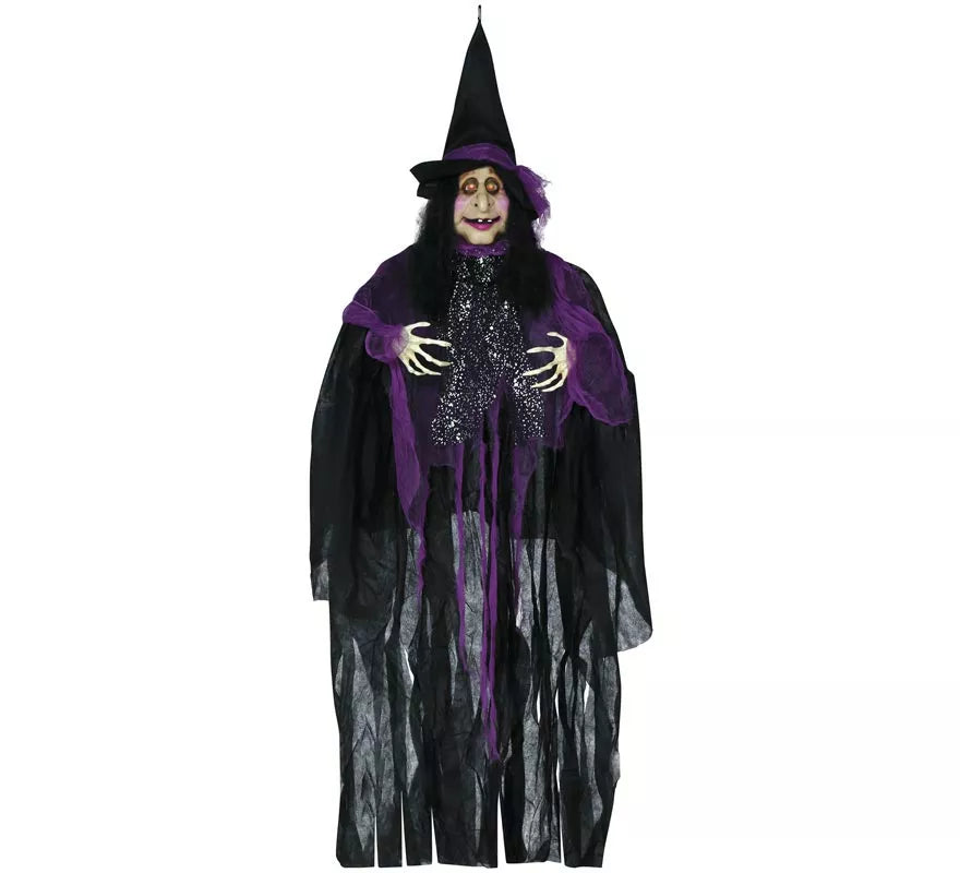 Colgante de Bruja con Luz y Sonido 120 cm