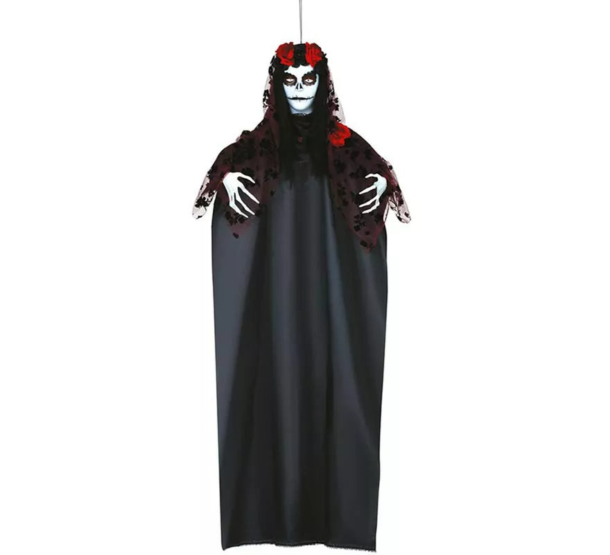 Colgante de Catrina Parlante con Luz 155 cm