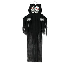 Double Skull Pendant with Light and Sound 170 cm