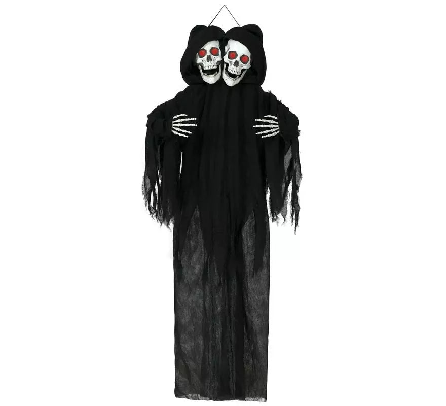 Translation missing: en.Colgante de Doble Calavera de con Luz y Sonido de 170 cm