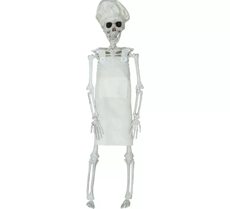 Colgante de Esqueleto Cocinero de 40 cm