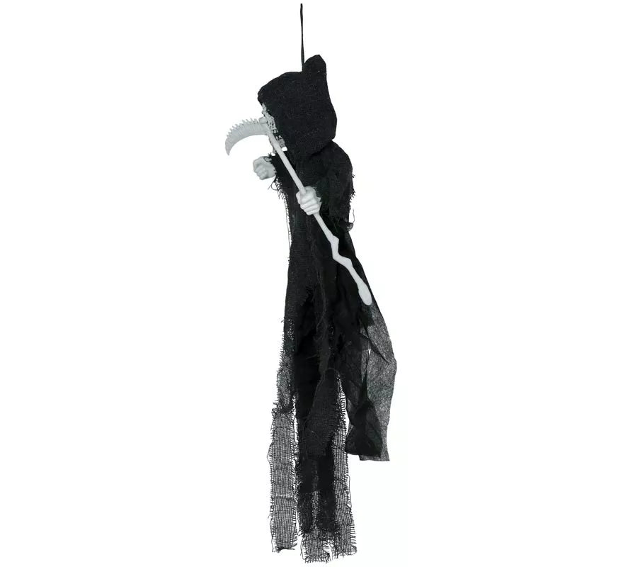 Colgante de Esqueleto con Guadaña de 50 cm
