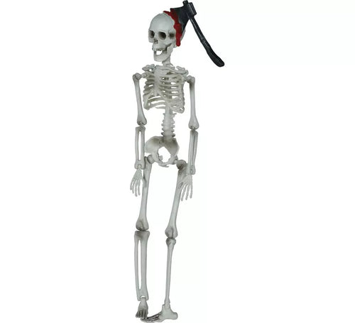 Colgante de Esqueleto con Hacha de 40 cm