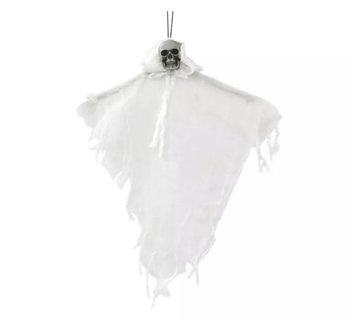 Colgante de Esqueleto con túnica blanca de 42 cm