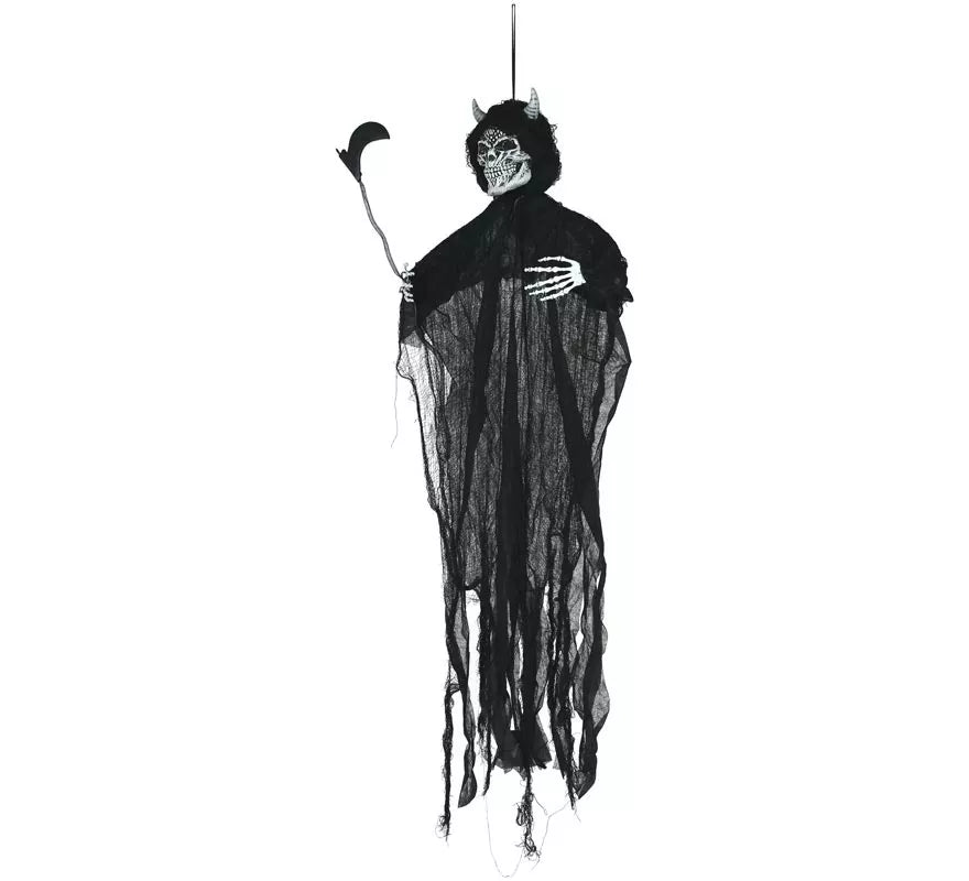 Translation missing: en.Colgante de Esqueleto Demonio con Luz Sonido de 130 cm