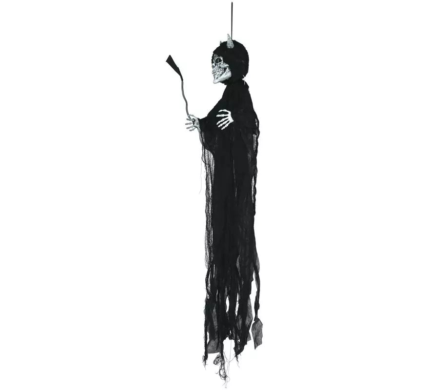 Translation missing: en.Colgante de Esqueleto Demonio con Luz Sonido de 130 cm