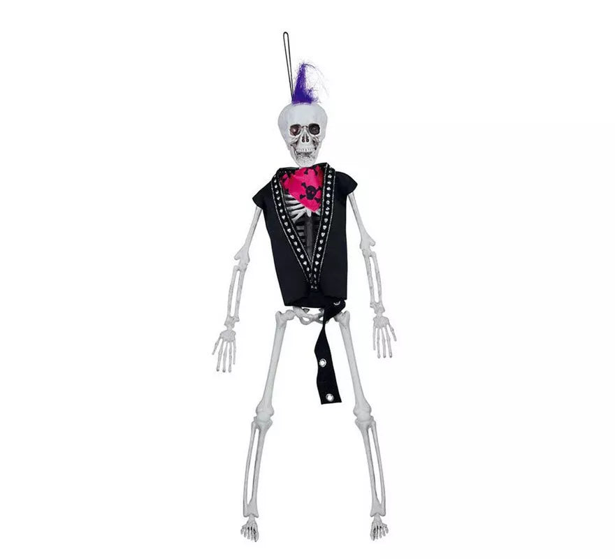 Colgante de Esqueleto Punki Boy de 40 cm
