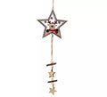 Colgante de Estrellas de Madera de 33 cms
