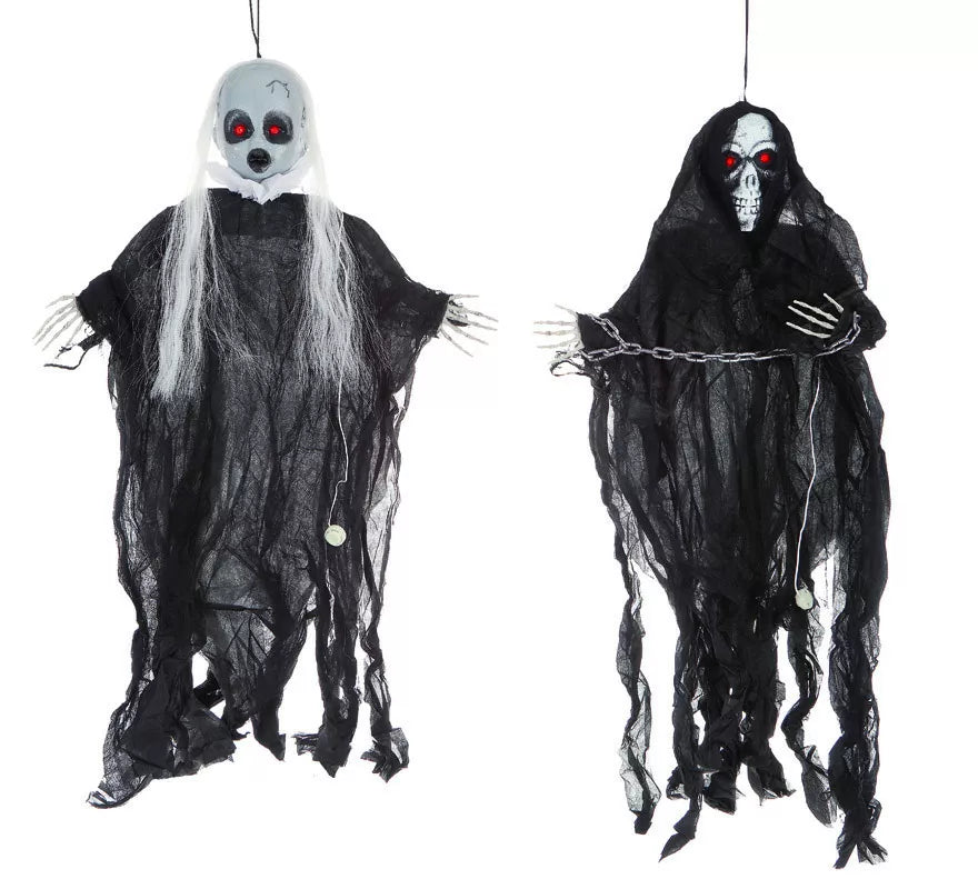 Colgante de Fantasma Nocturno con Luz de 100 cm Modelos surtidos