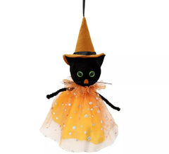 30cm Dressed Black Cat Pendant