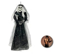 Colgante de Novia Muerta negro con luz de 85 cm