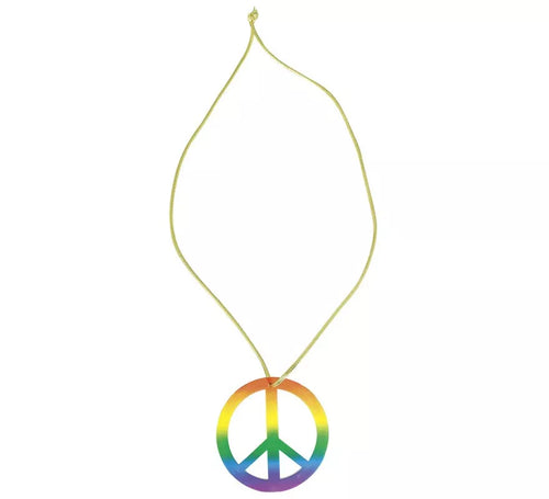 Colgante de Paz Hippie multicolor