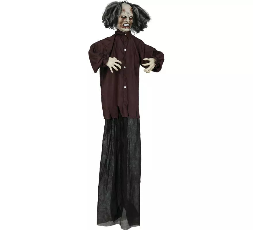 Colgante de Zombie con Luz de Sonido y Movimiento de 180 cm