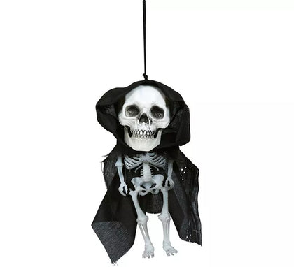 Colgante Esqueleto Cabezón con Capucha 15 cm