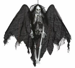 Skeleton Pendant with Wings 40 cm