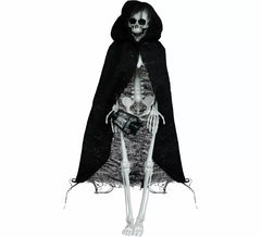 Skeleton Pendant with Black Cape 40 cm