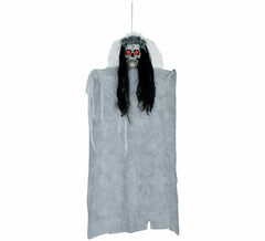 Skeleton Pendant with Hair 95 cm