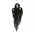 Colgante Esqueleto con Túnica y Farol 50 cm