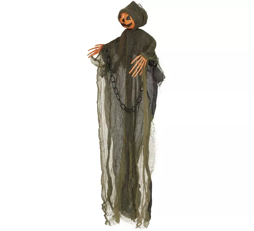 Colgante Fantasma Calabaza 98 cm