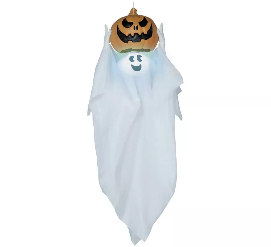 Translation missing: en.Colgante Fantasma Calabaza con Luz, Sonido y Movimiento 90 cm