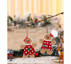 Assorted Gingerbread Cookie Pendants, 10cm